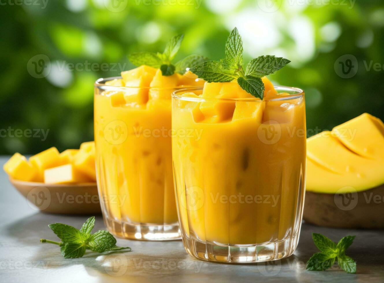 Mango fresh juice photo