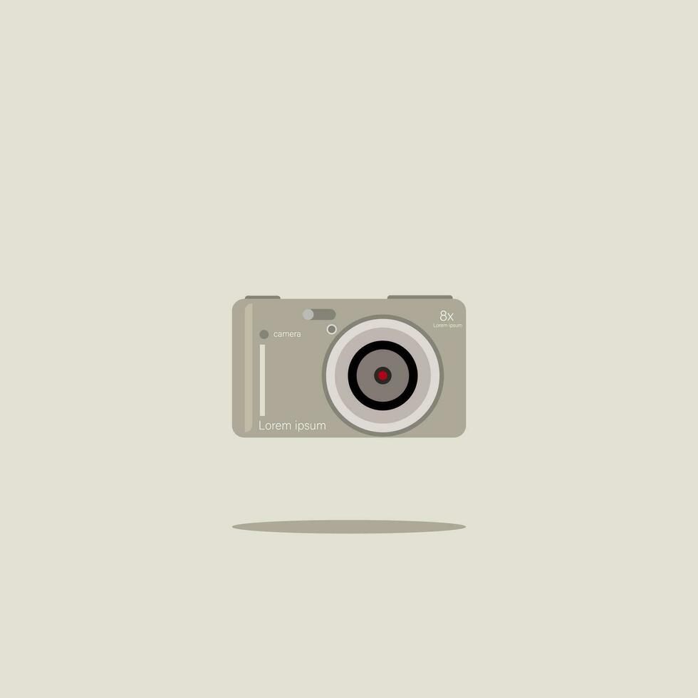 icon design camera digital pocket vector illustration interesting flat design pastel eps 10