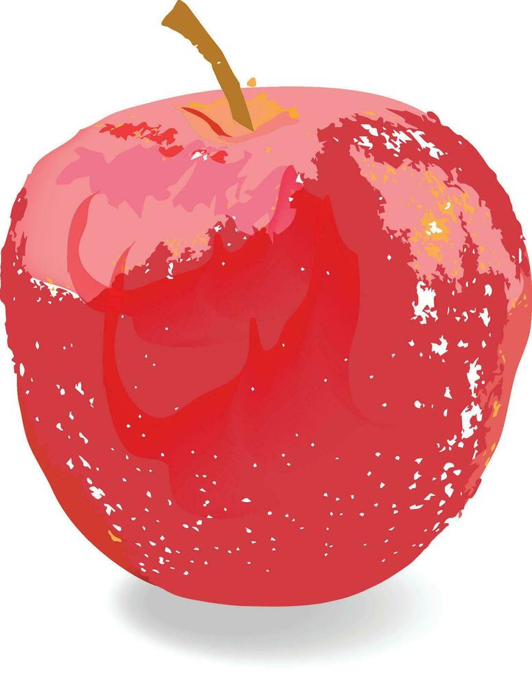 Red apple vector free download