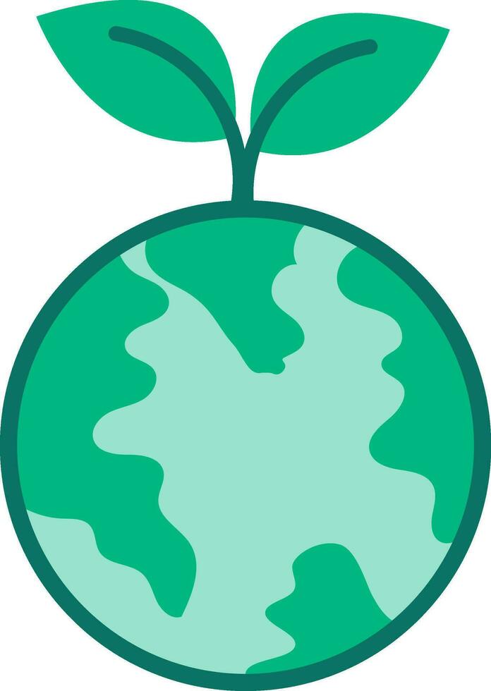 environmental and ecology save earth icon vector