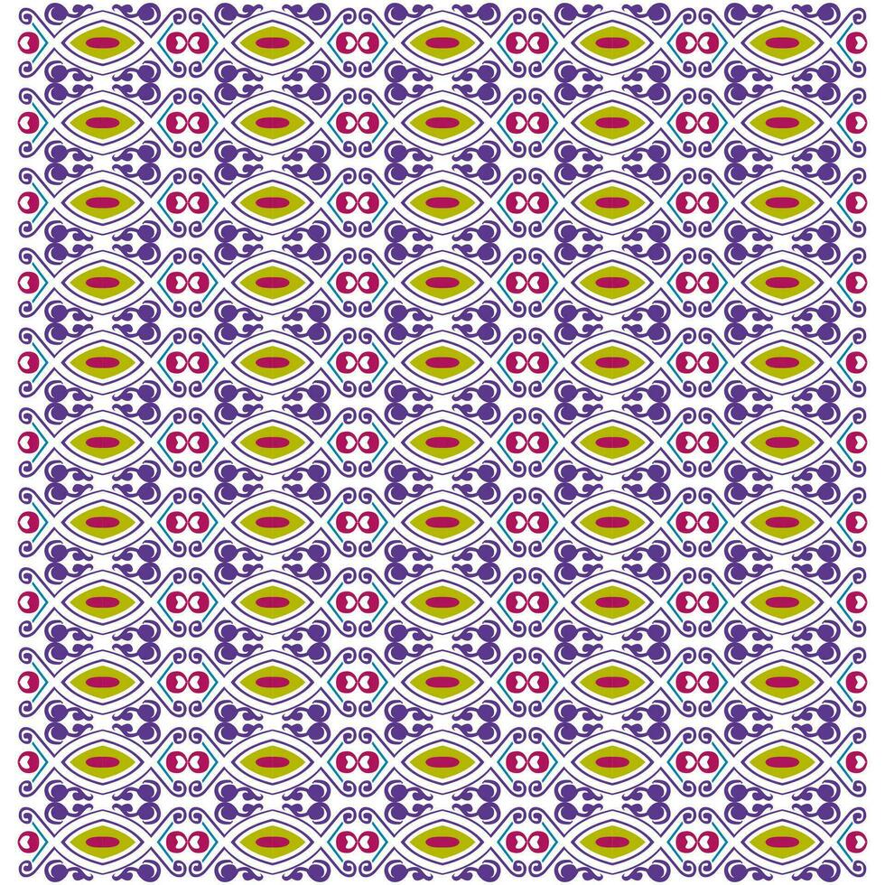 background with colorful classic floral pattern ornament vector