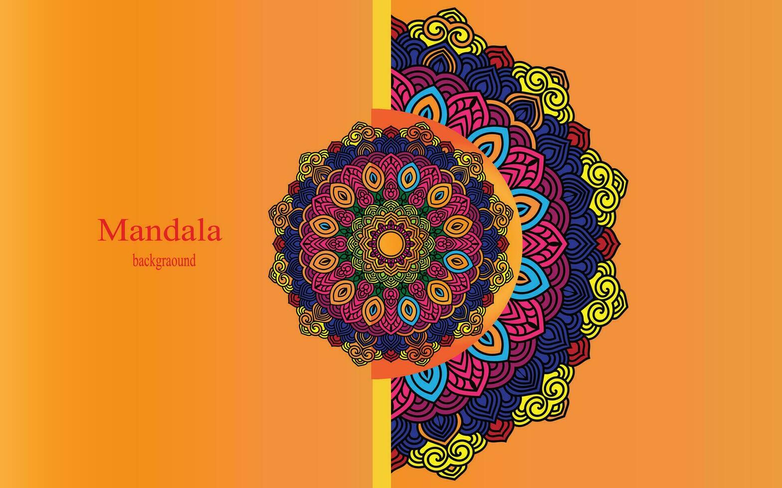 Mandala Design Vector Template
