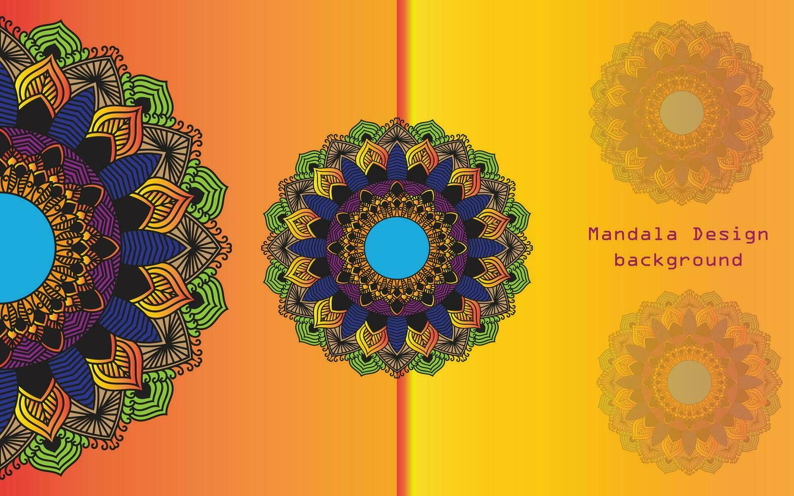 Luxury Mandala Design vector template