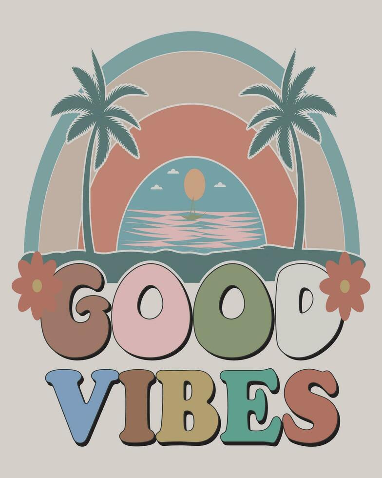 summer t shirt designs vector