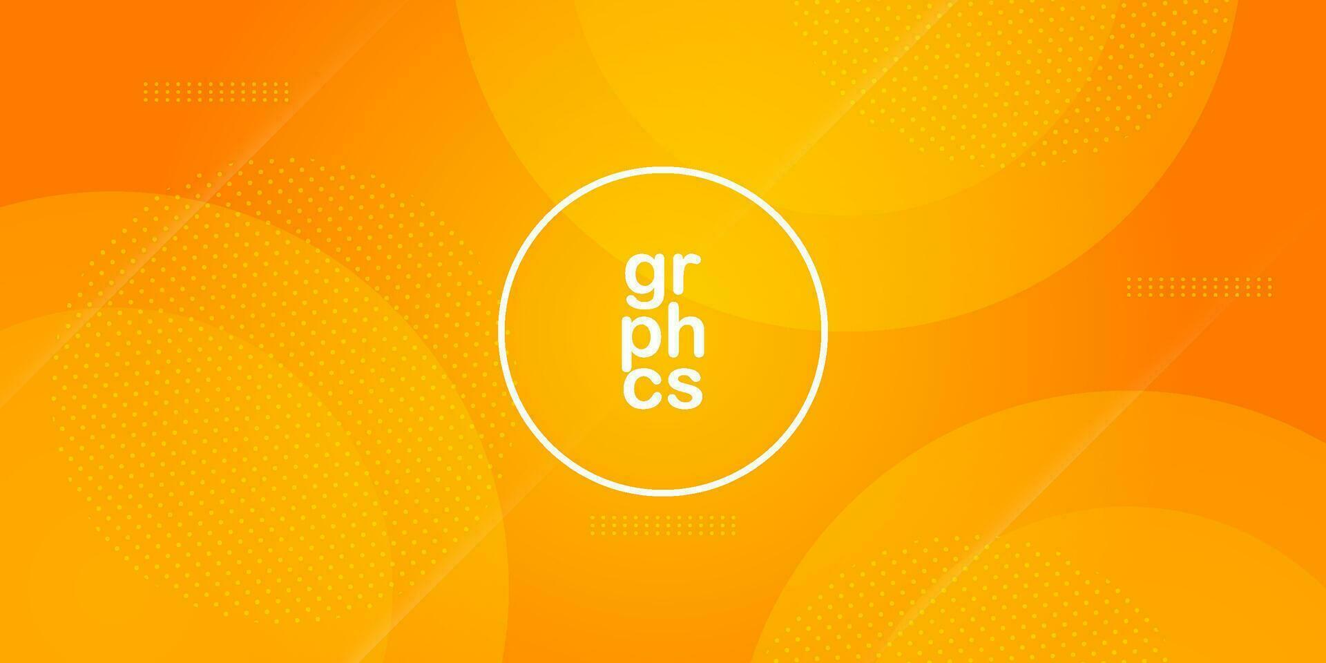Abstract orange background design. Circle gradient composition. Creative illustration for poster, web, landing page, cover, ad, greeting, card, promotion. Eps10 vector. vector
