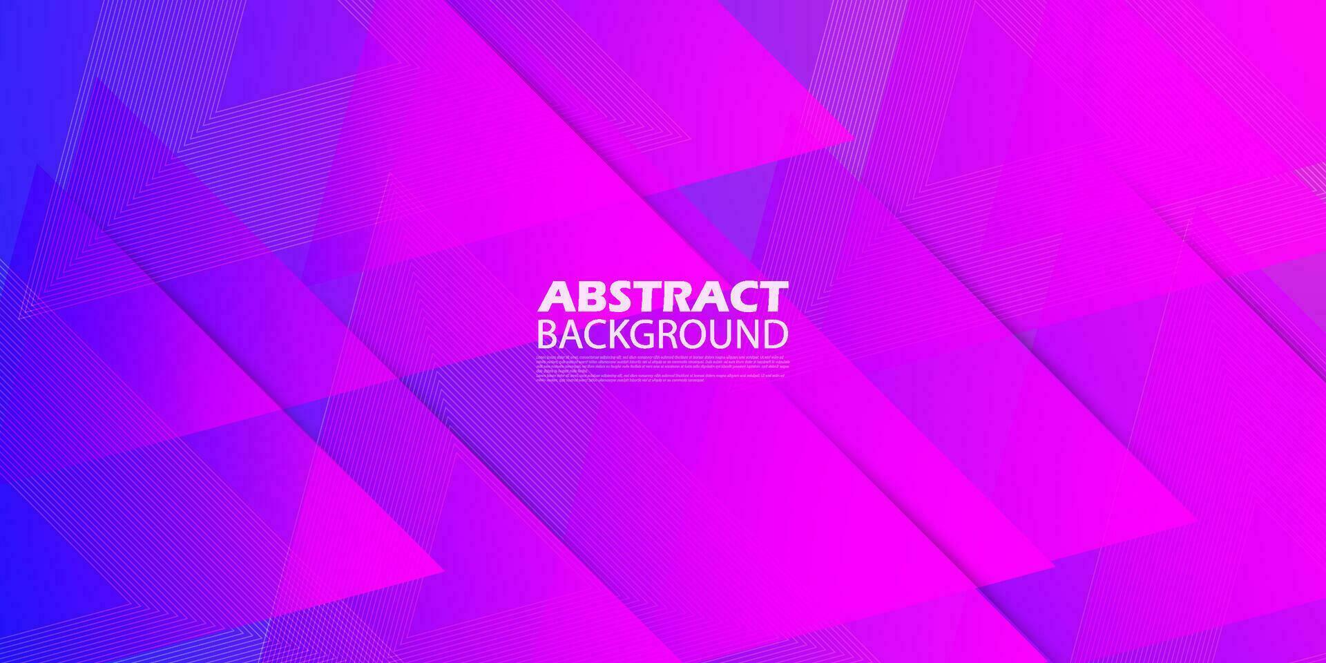 Colorful triangle abstract geometric background with gradient color purple,blue and pink combination soft color on background. Eps10 vector