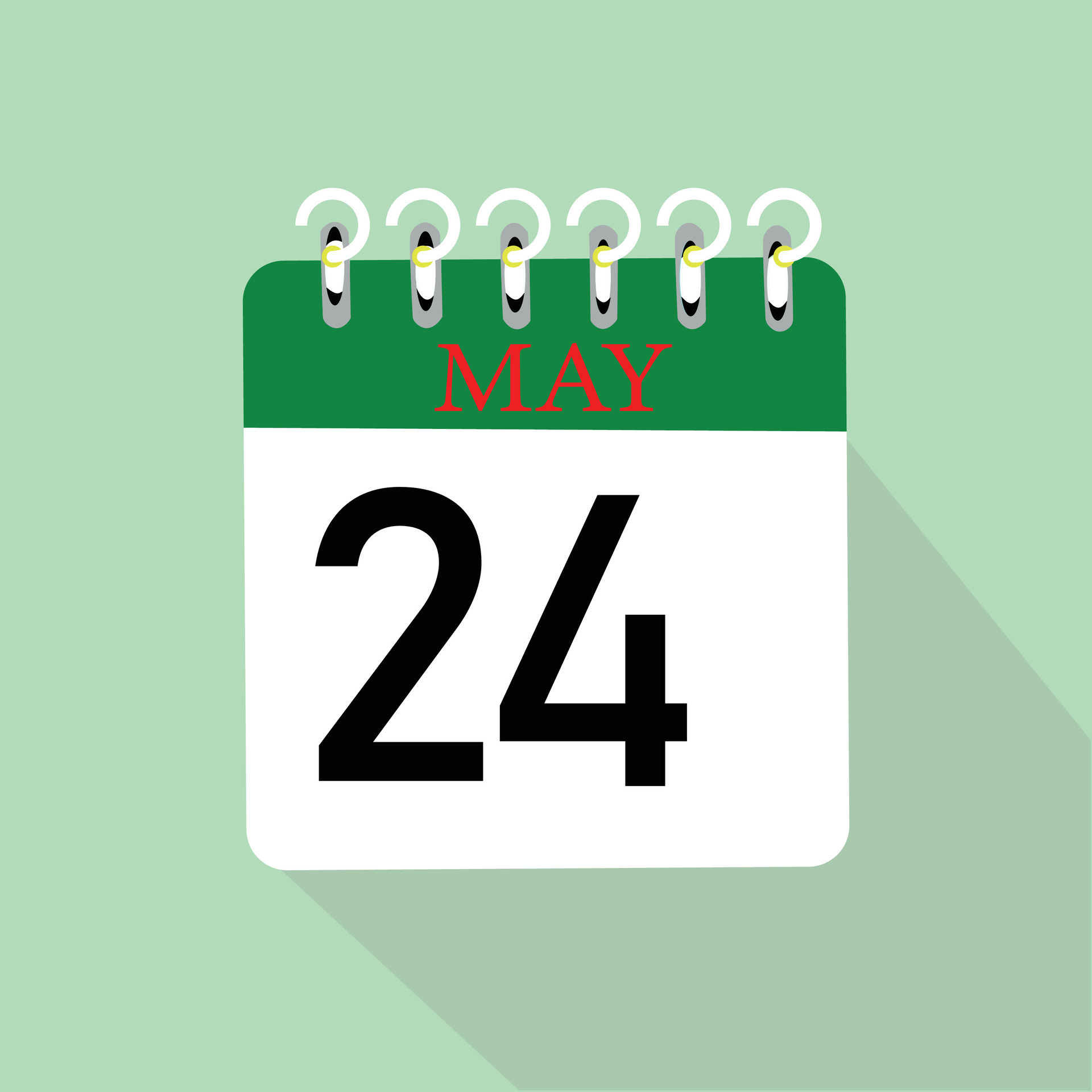 May24 calendar daily icon date month 26503124 Vector Art at Vecteezy