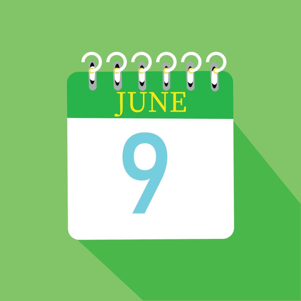June 9 Calendar Daily Icon Date Month 26503142 Vector Art at Vecteezy June 9 Calendar Daily Icon Date Month 26503142 Vector Art at Vecteezy