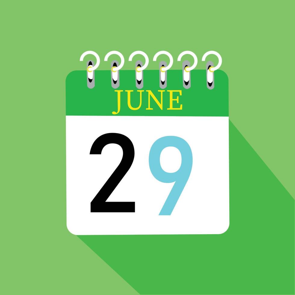June 29 Calendar Daily Icon Date Month 26503159 Vector Art at Vecteezy June 29 Calendar Daily Icon Date Month 26503159 Vector Art at Vecteezy