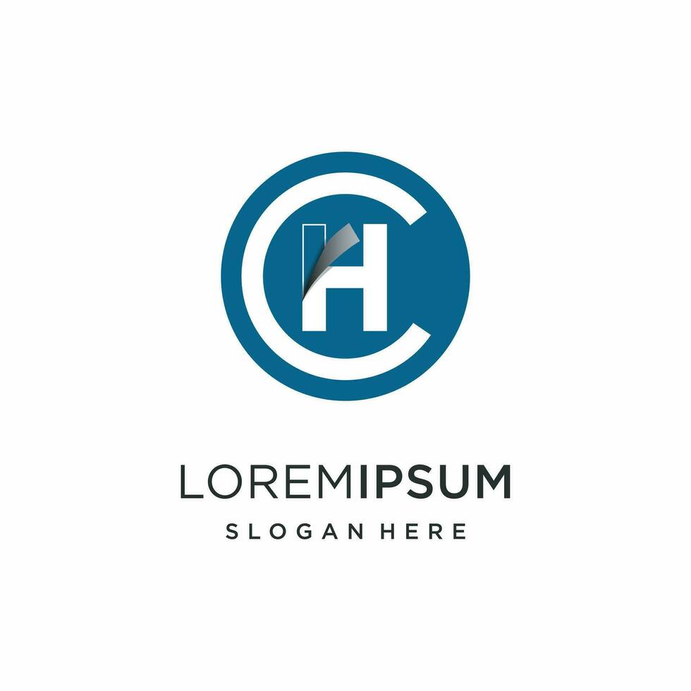 C H Letter icon Consulting business logo inspiration, simple modern creative. vector eps 10