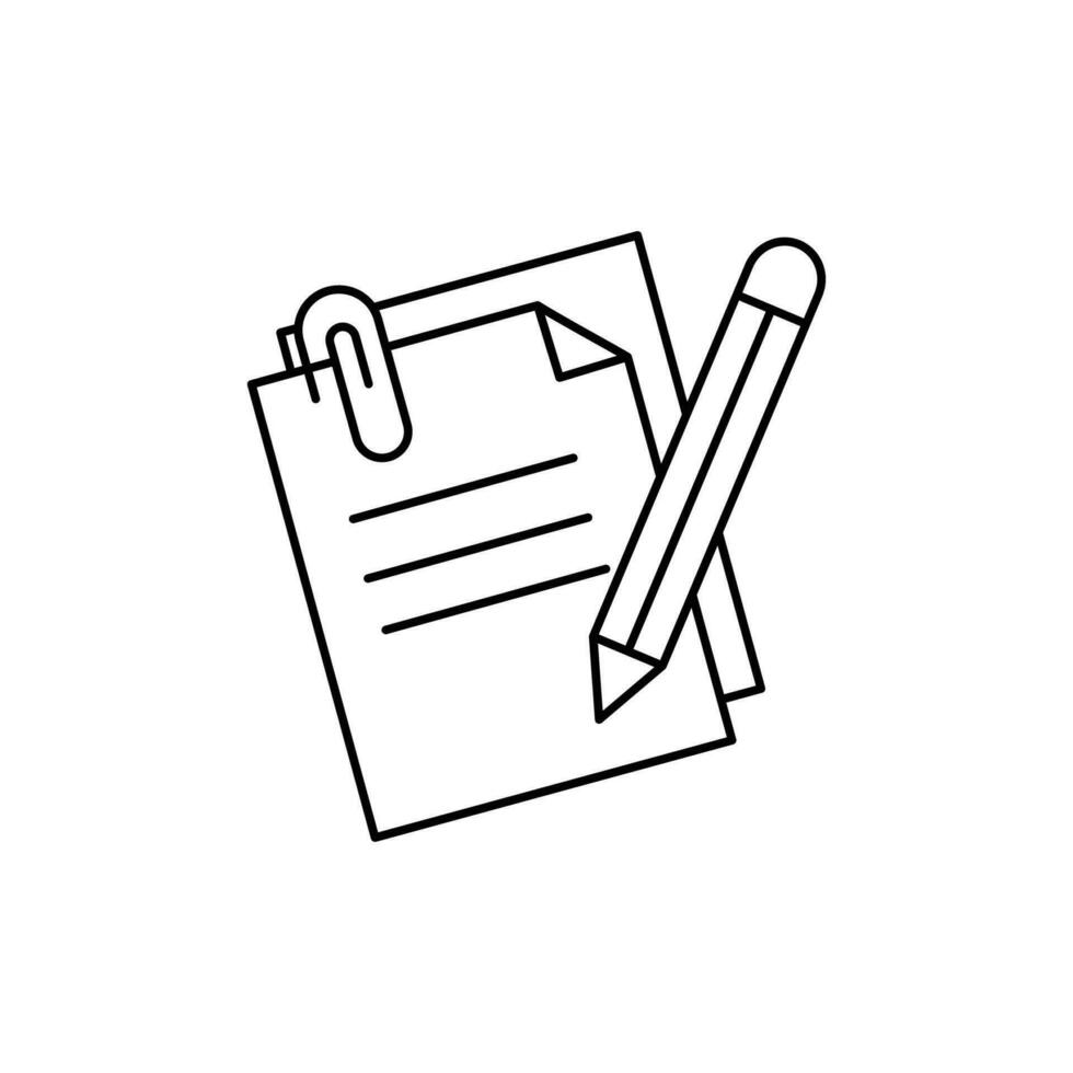 conclusion icon. outline icon vector
