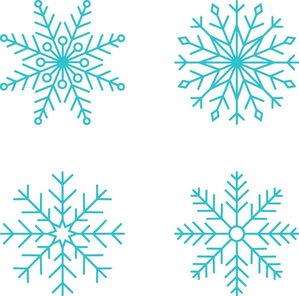 copo de nieve icono elemento. copos de nieve icono vector para diseño decoración. vector ilustración