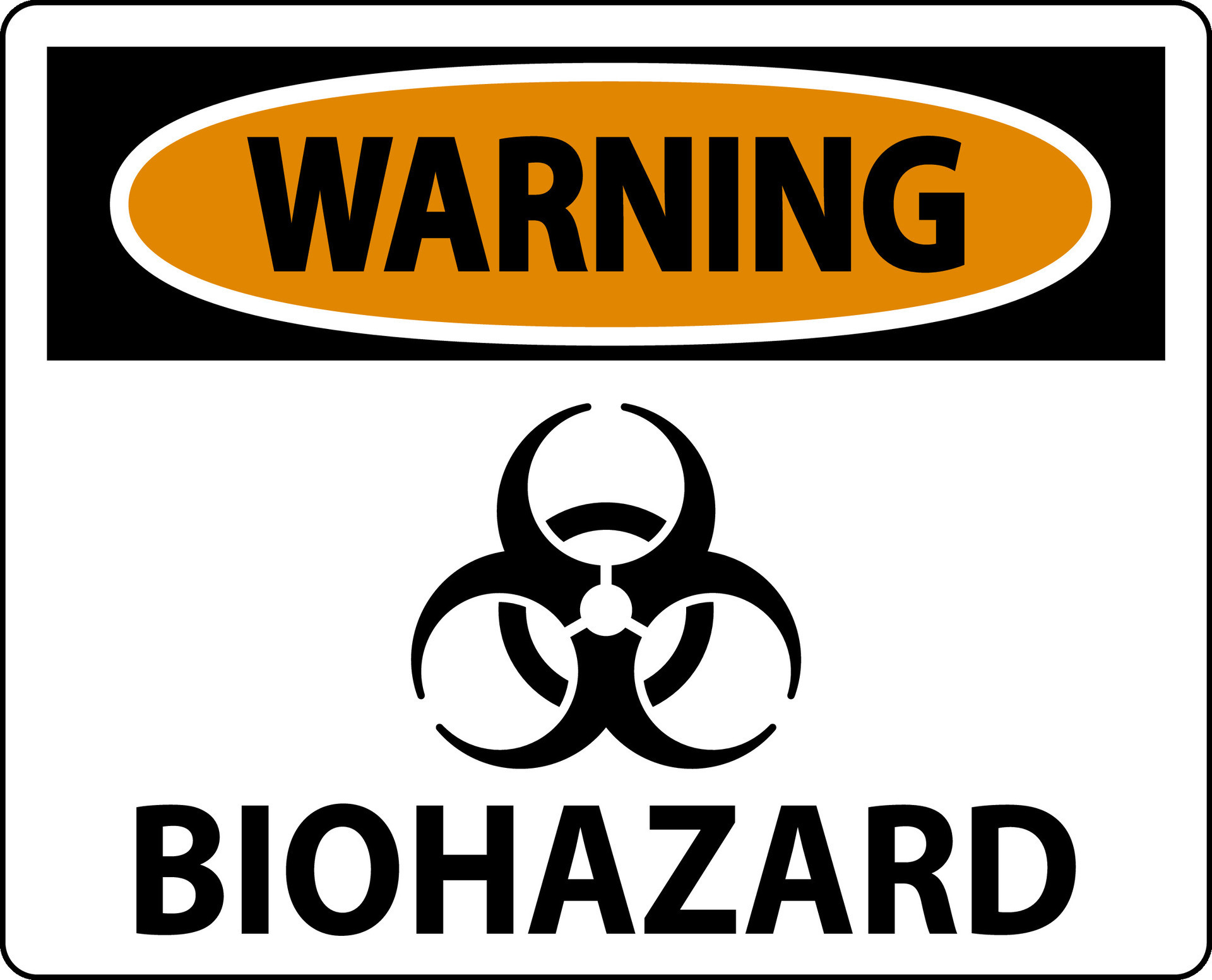 Biohazard Sign Warning Biohazard Sign 26504007 Vector Art at Vecteezy