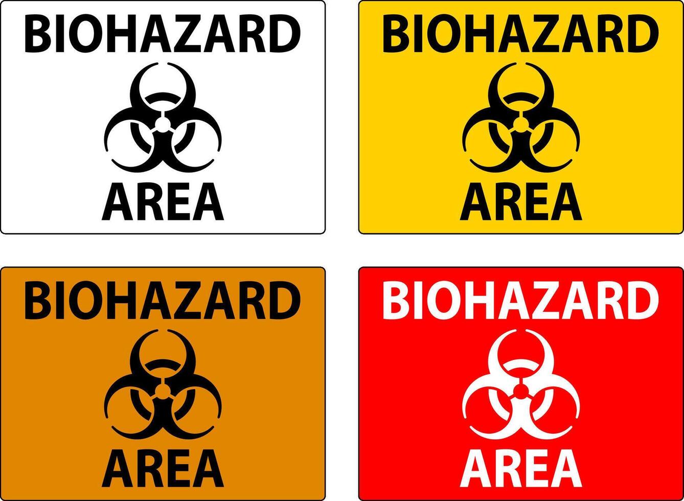 Biohazard Sign, Biohazard Area vector