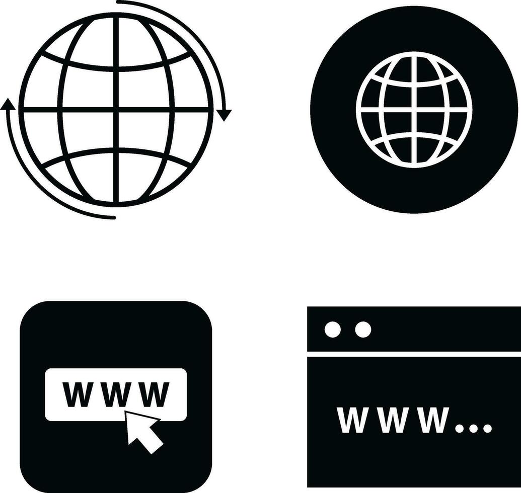 Simple Website Icon. symbol icon vector illustration for design decoration. Vector illustration.