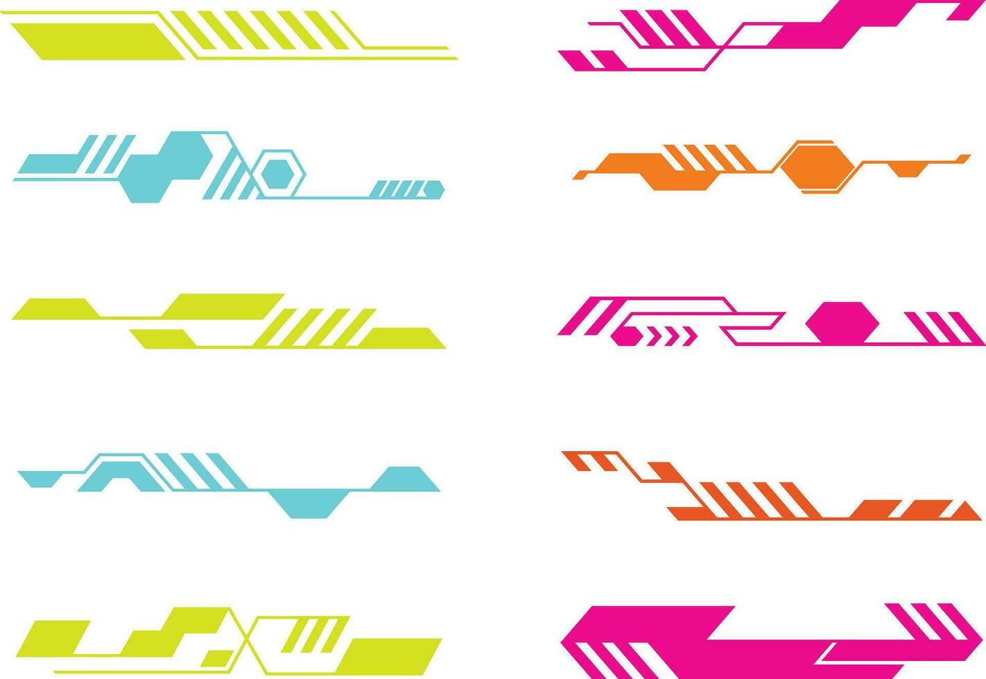 Futuristic Hud Lines. Title callouts and frames in Sci-Fi style. Bar label, bar box call info.Vector pro vector