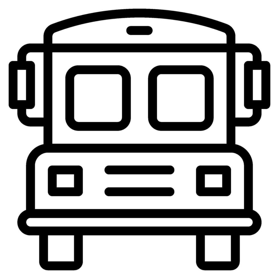 School Bus Icon Illustration vector