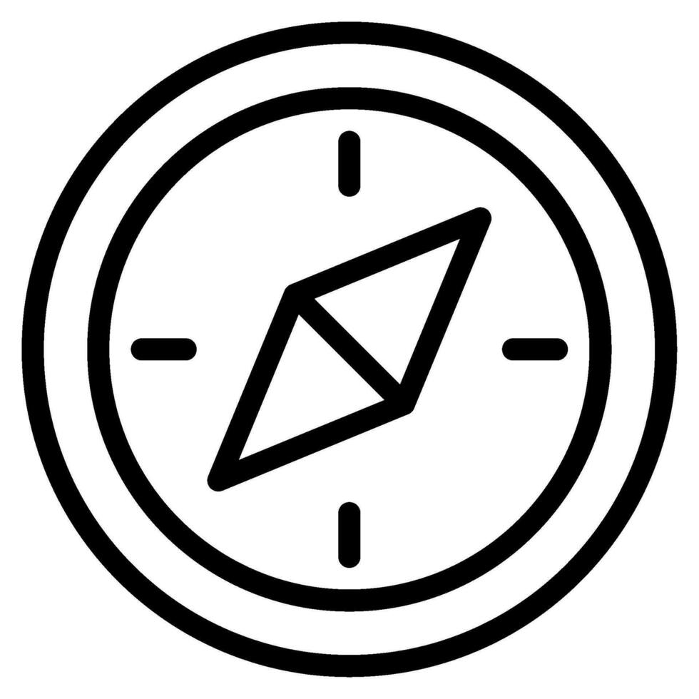 Compass Icon Illustration vector