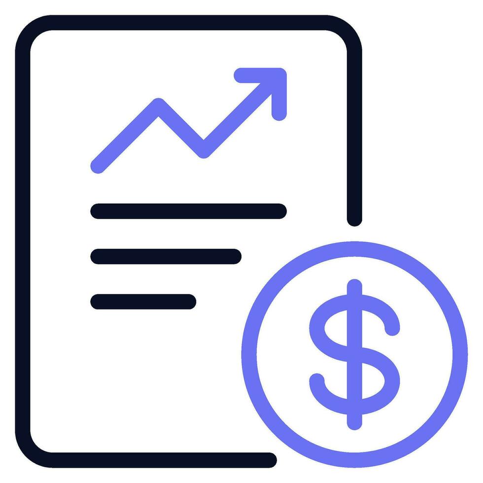 Financial Chart Icons vector