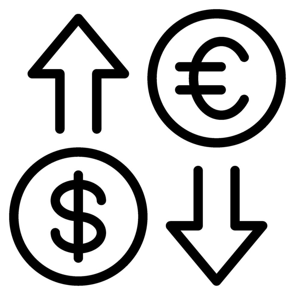 Exchange Rate Icons vector