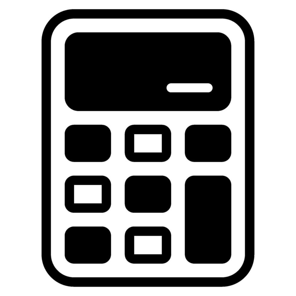 Calculator Icon Illustration vector