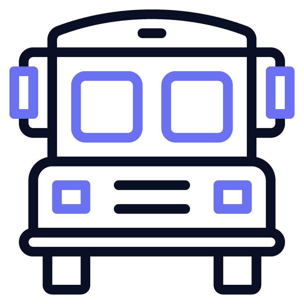 School Bus Icon Illustration vector