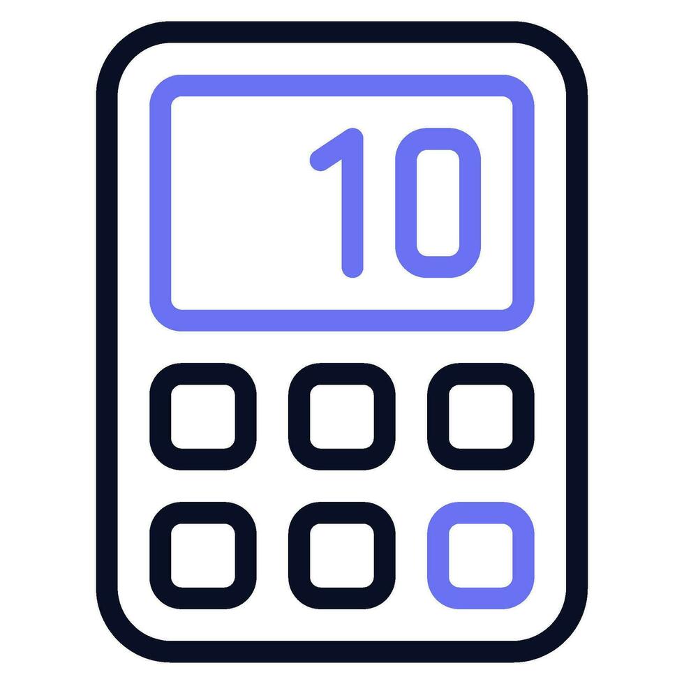 Calculator Icons Illustration vector