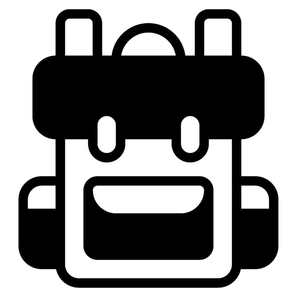 Backpack Icon Illustration vector