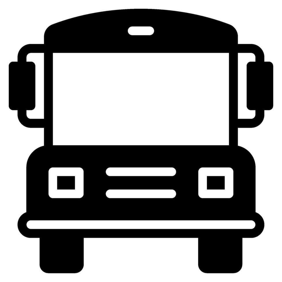 School Bus Icon Illustration vector