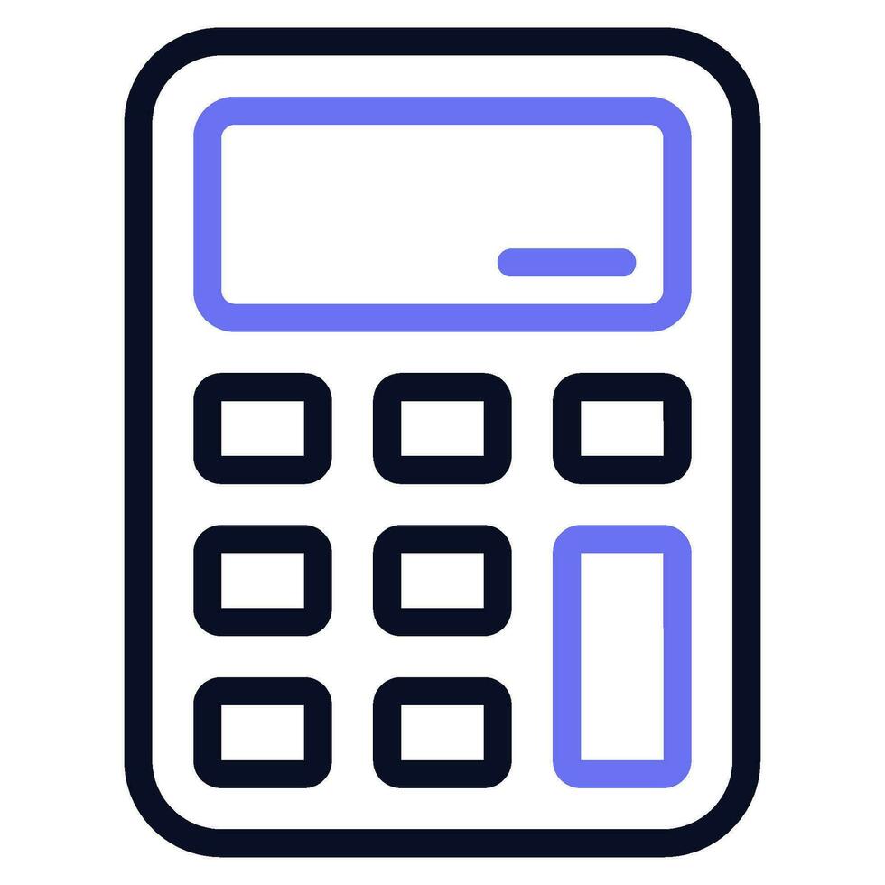 Calculator Icon Illustration vector