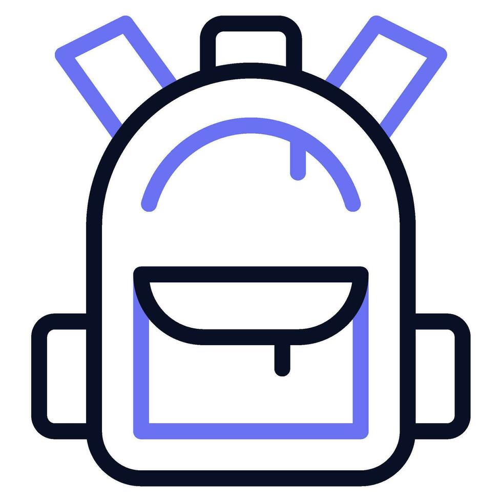 Backpack Icon Illustration vector