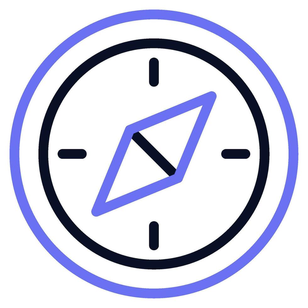 Compass Icon Illustration vector