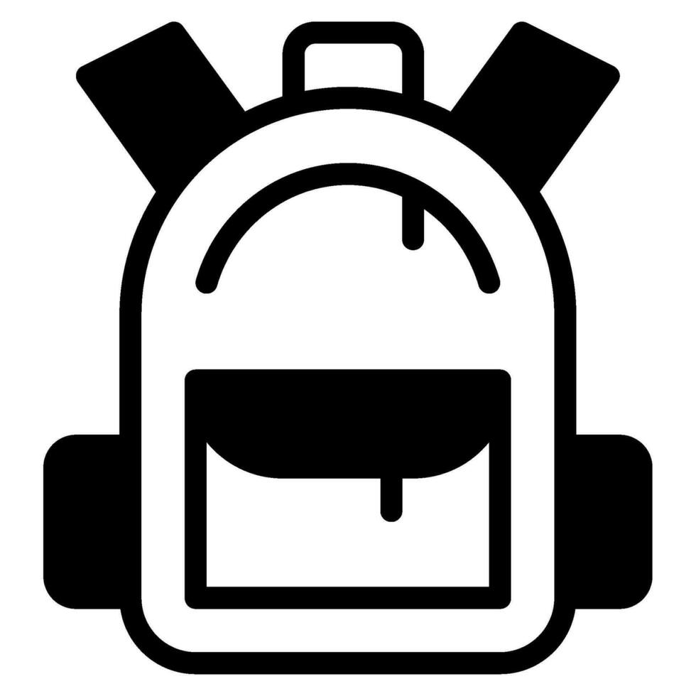 Backpack Icon Illustration vector