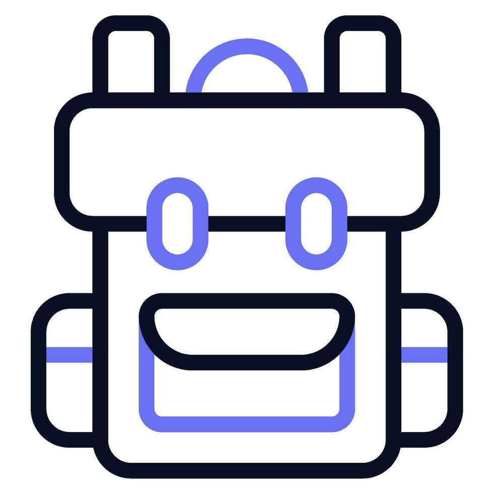Backpack Icon Illustration vector