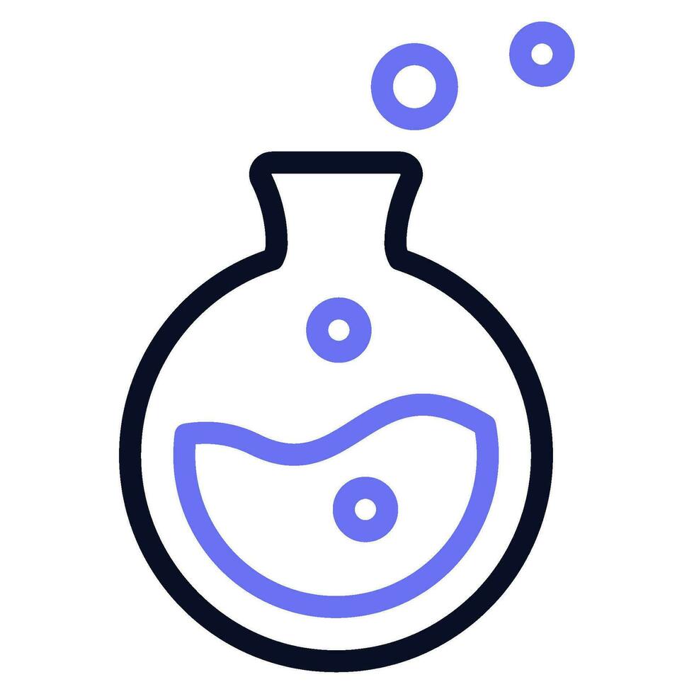 Science Flask Icon Illustration vector