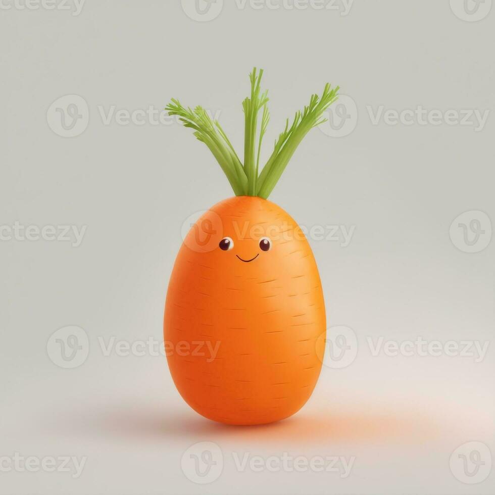 cartoon animated carrot illustration photo