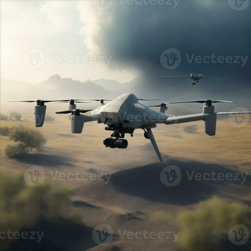 military drone illustration photo