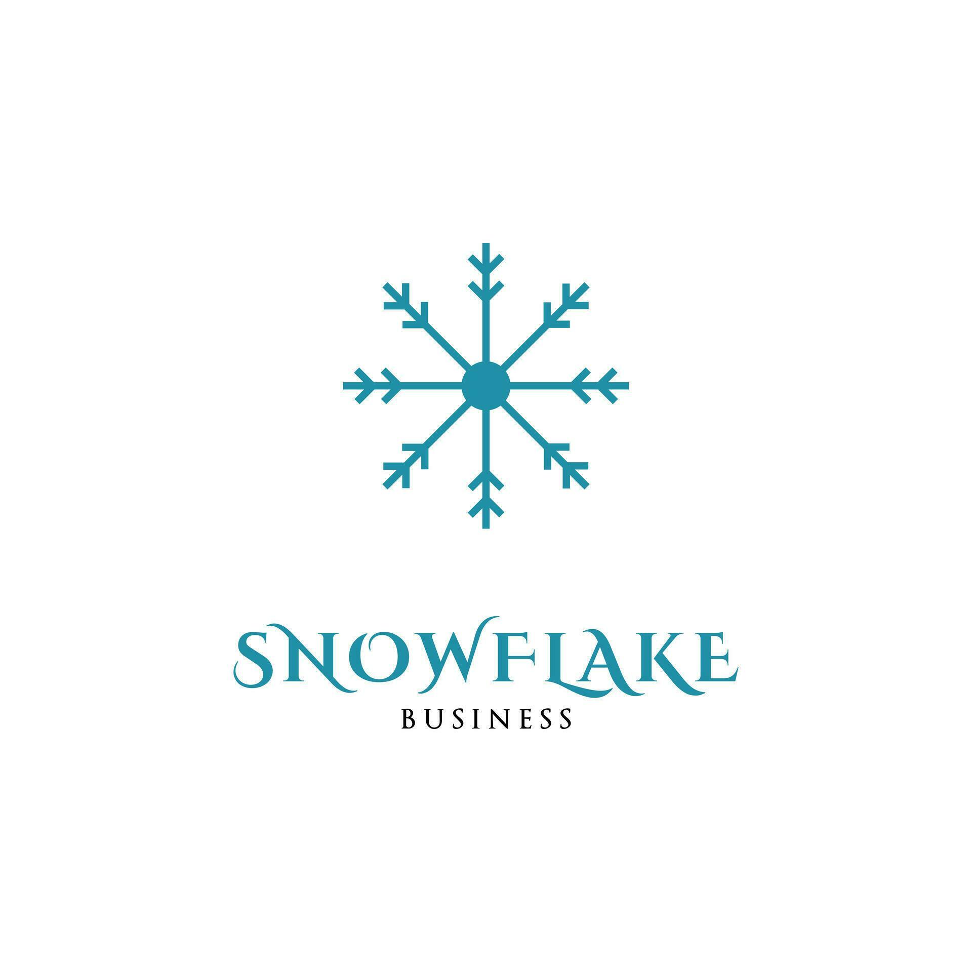 Snowflake Icon Logo Design Template 26505808 Vector Art at Vecteezy