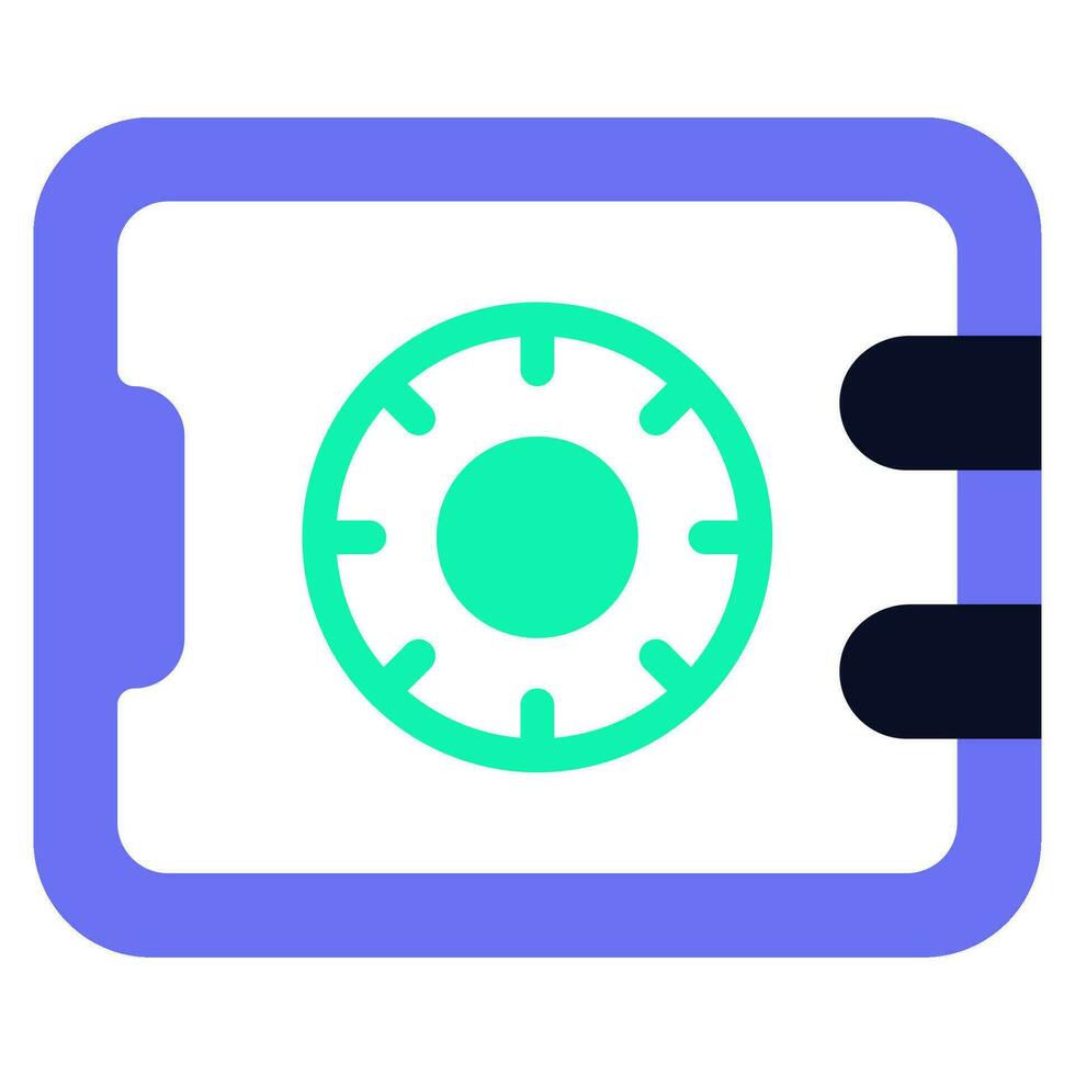 Bank Vault Icons vector