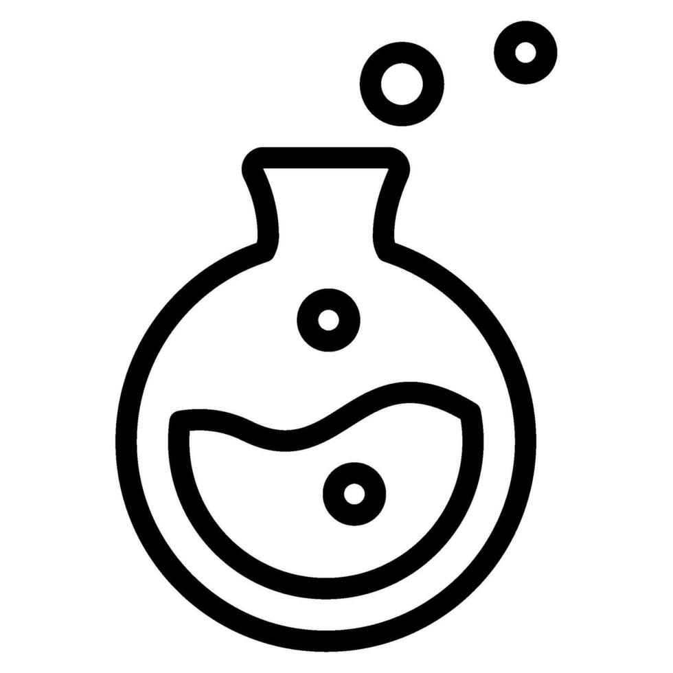 Science Flask Icon Illustration vector