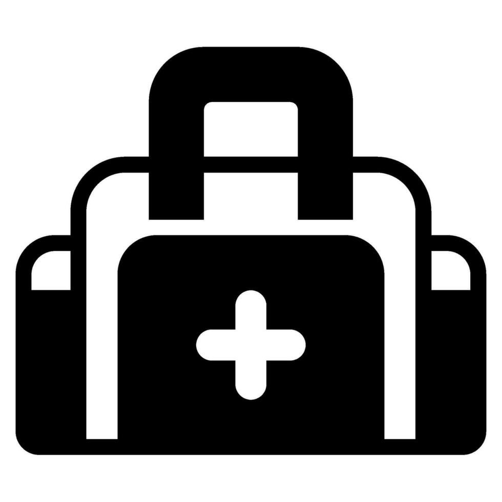 Medical Bag Icon vector