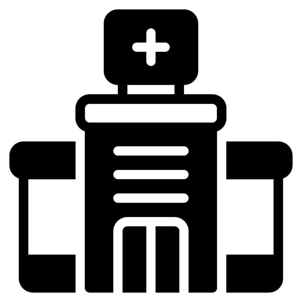 Hospital Building Icon vector