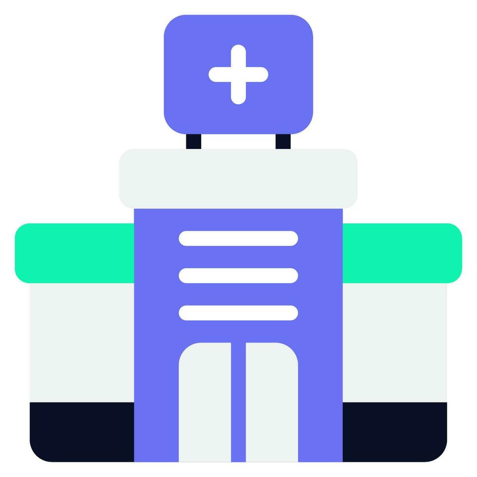 Hospital Building Icon vector