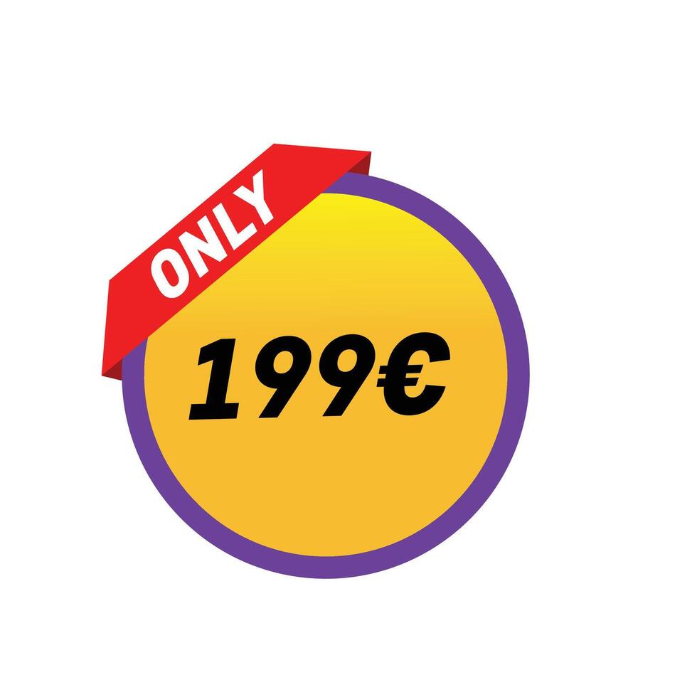 199-euro-only-coupon-sign-or-label-26507090-vector-art-at-vecteezy