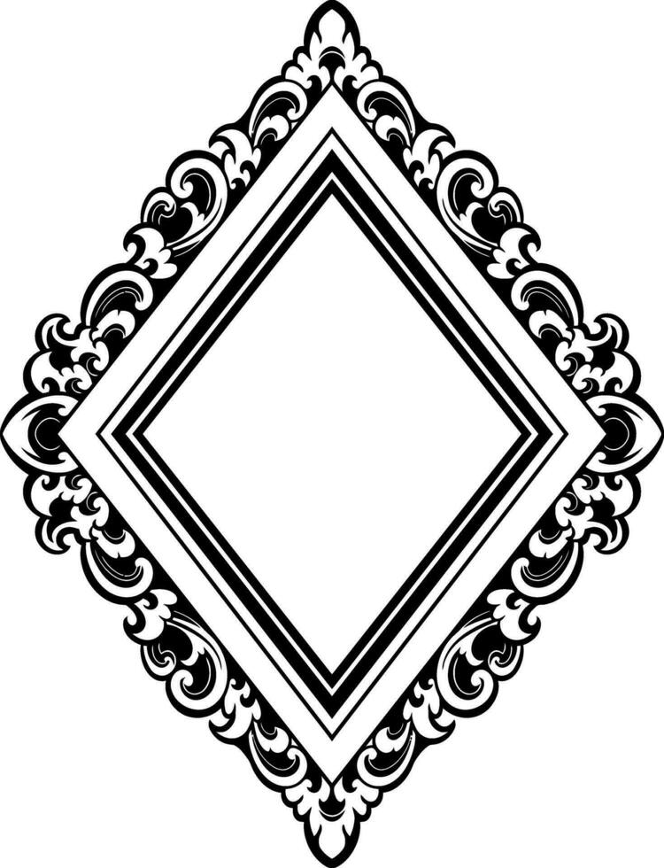 ornament pattern frame line art vector