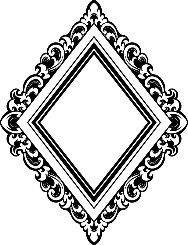 ornament pattern frame line art vector