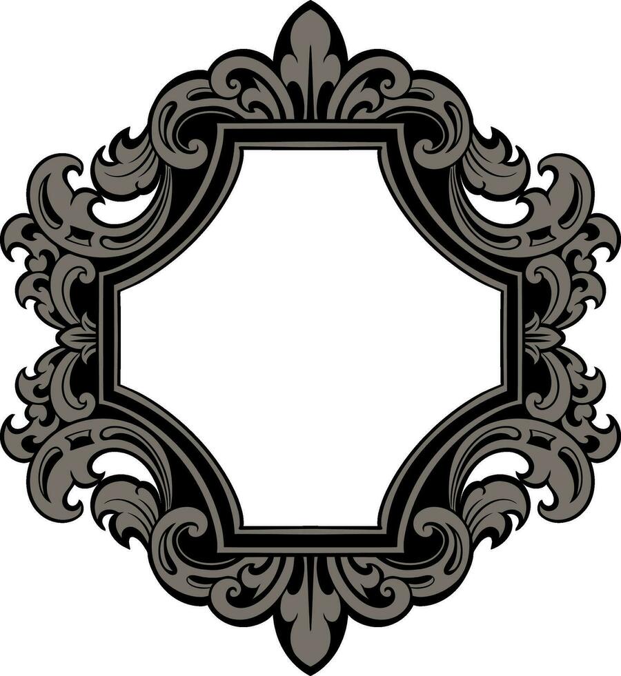 ornament pattern frame vector