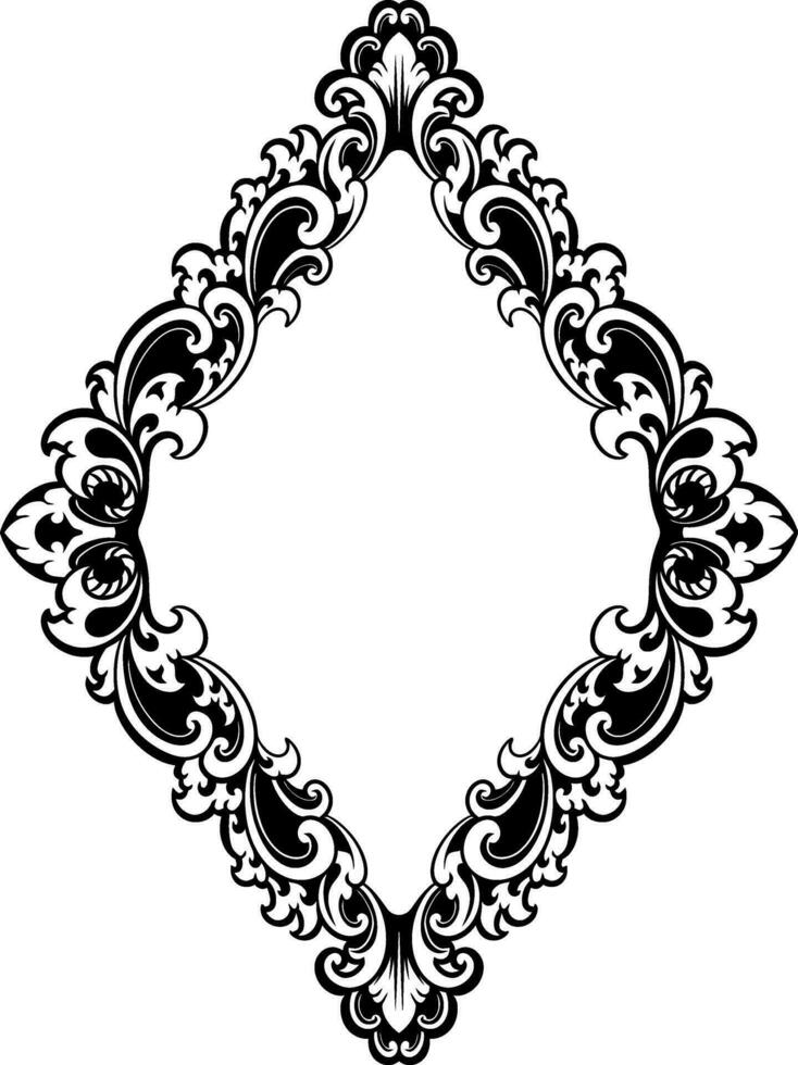ornament pattern frame line art vector