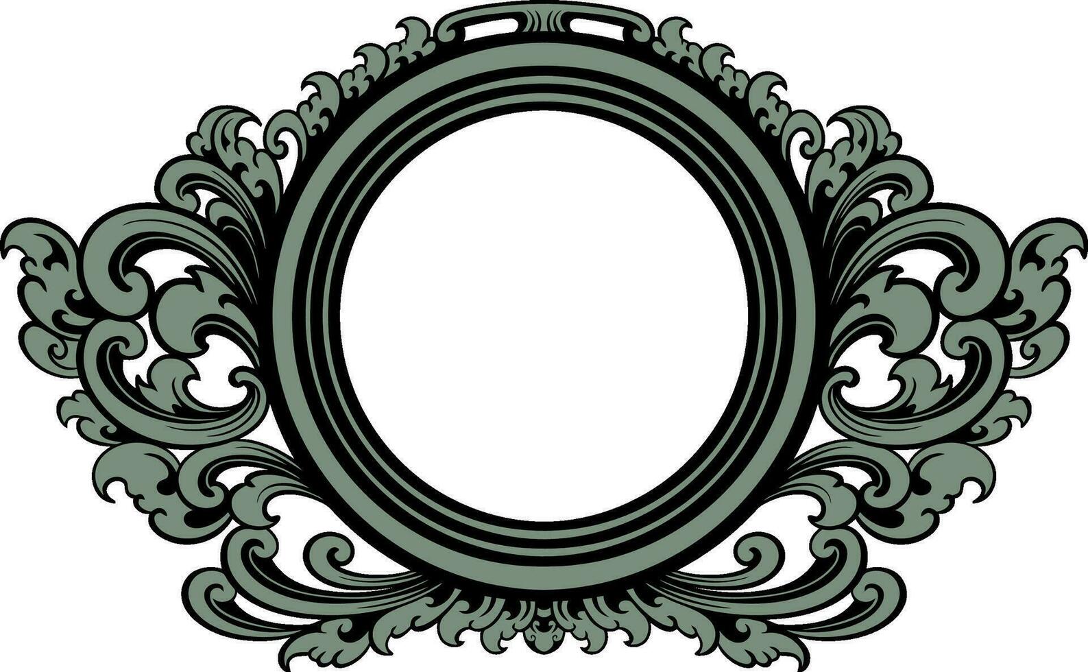 ornament pattern frame vector