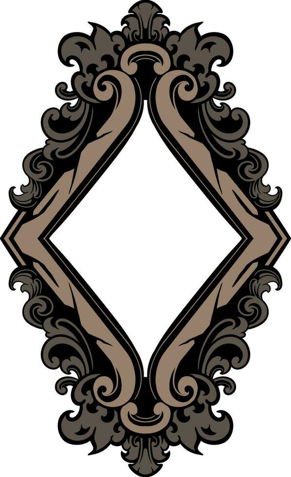 ornament pattern frame vector
